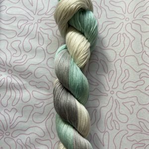 Handgeverfde garen katoen - Gletsjer 400m/100gr