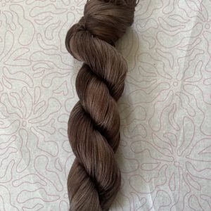 Handgeverfde garen katoen - Cacao 400m/100gr