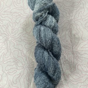Handgeverfde garen katoen bouclé - Spijkerbroek 500m/100gr