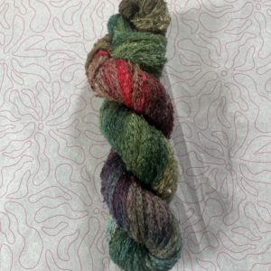 Handgeverfde garen katoen bouclé - Nostalgie 500m/100gr